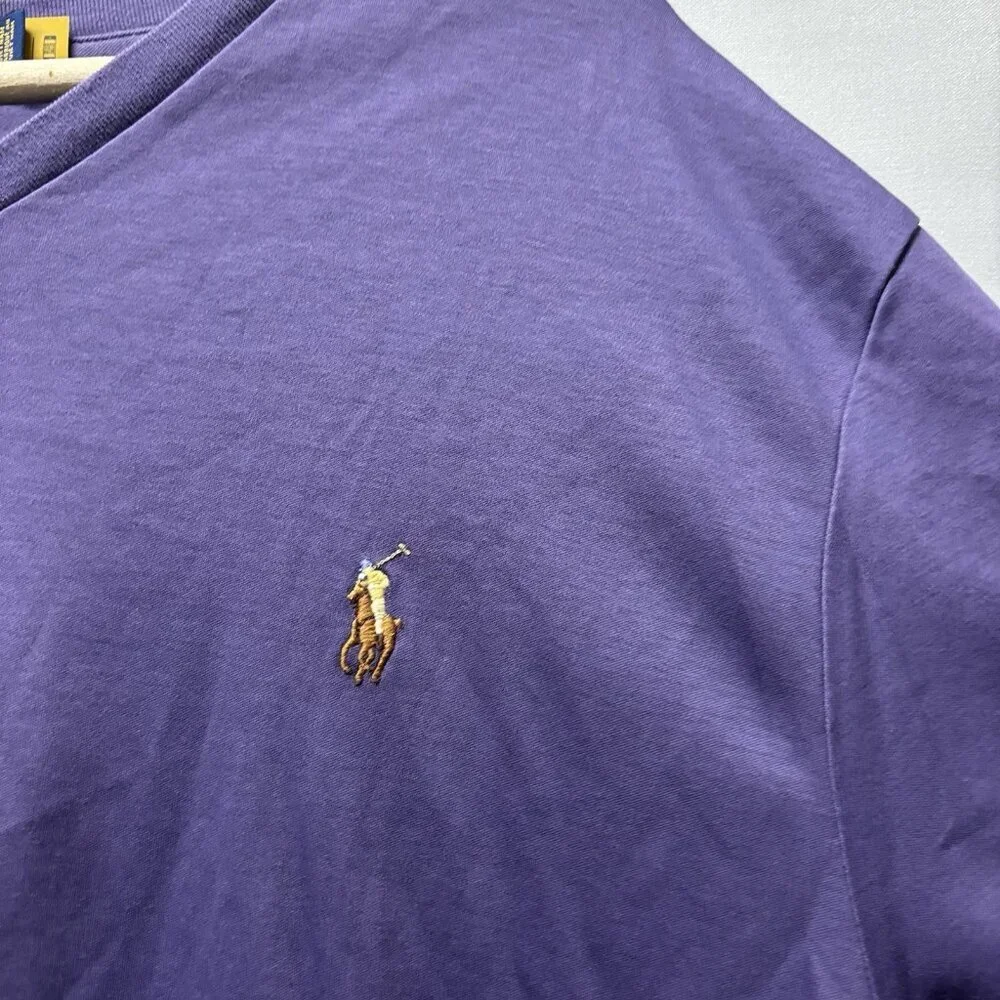 Polo Ralph Lauren Mens V-neck Custom Slim Fit Size XXL Old Money Preppy‎ Golf